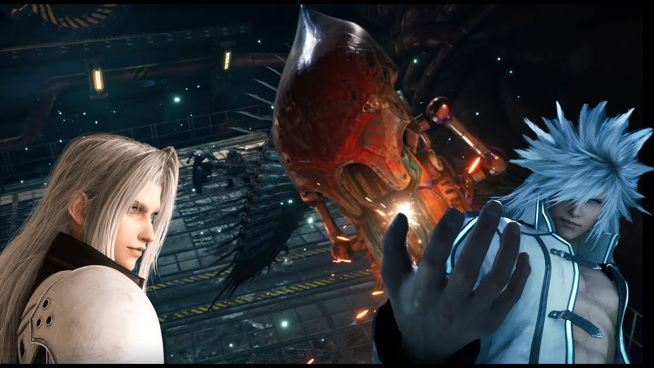 Final Fantasy VII Remake play as Sephiroth & Weiss VS Swordipede