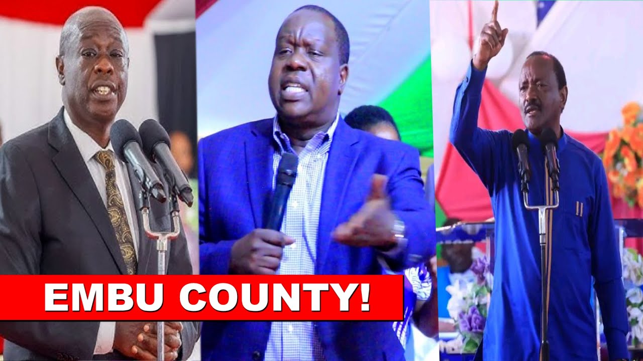 LIVE: Gachagua, Kalonzo, Matiangi attending burial of Lenny Kivuti's mother in Embu!