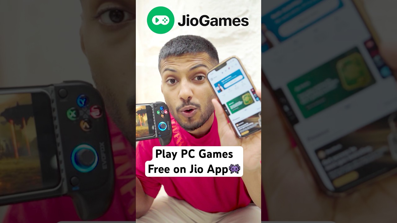 Play PC Games Free on Jio App👾 #jio #shorts