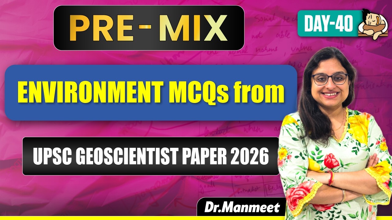 Environment MCQs for UPSC | 21 Geoscientist Exam Environment Questions Explained for UPSC Prelims