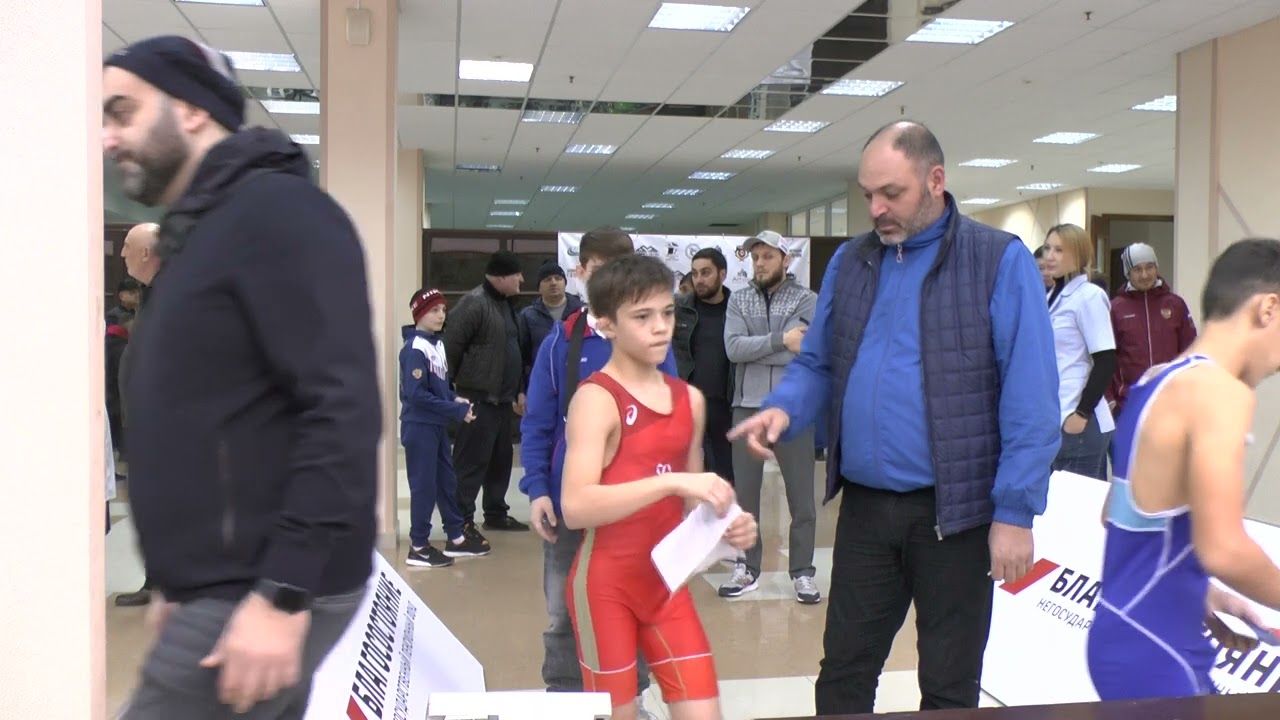 Взвешивание борцов до 41 кг, 2ч.
