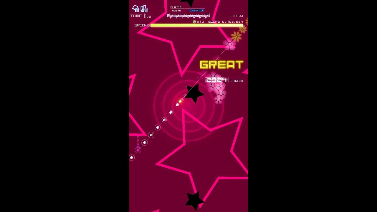 Nyanyanyanyanyanyanya! [EXTRA] FULL CHAIN 【GROOVE COASTER 4】