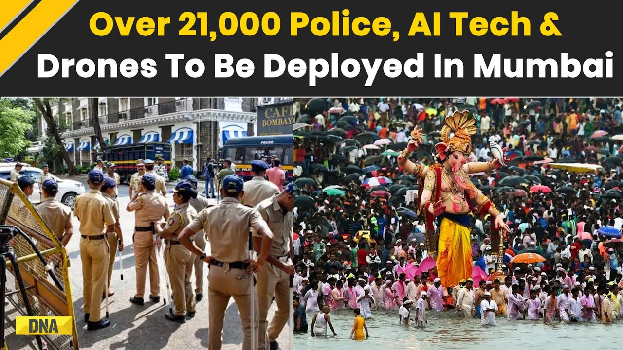 Mumbai News: 21,000 Police Personnel Deployed, AI Surveillance Activated at Key Locations