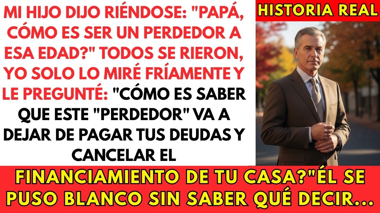 En El Almuerzo, Mi Hijo Estaba Riéndose   Papá, Cómo Es Ser Un Perdedor A Esa Edad   Le Pregunté