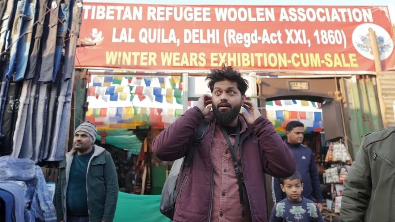 Tibet Market Near Lal Qila 🔥 Hidden Shopping Paradise in Delhi | Street Shopping Vlog