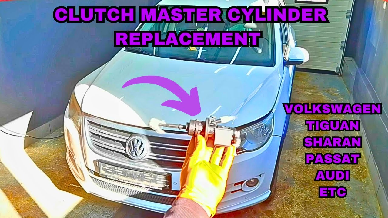 Замена главного цилиндра сцепления на Volkswagen Tiguan/Passat/Skoda/Seat/Audi.