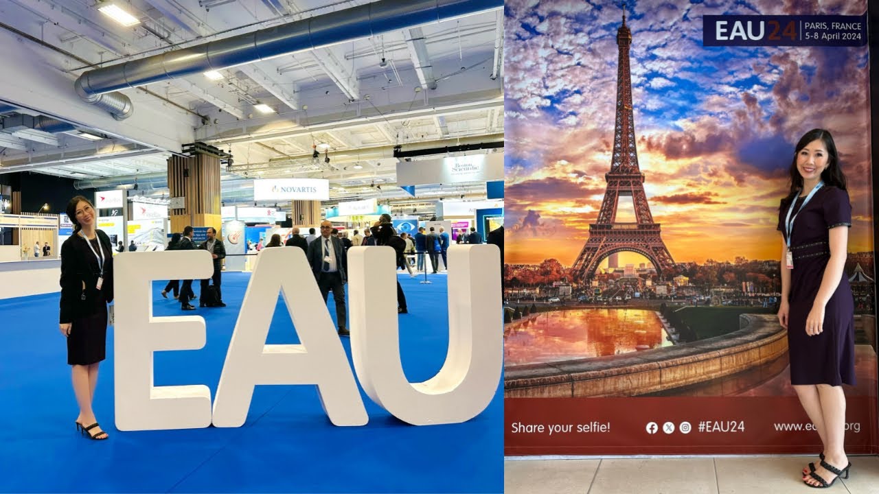 Vi presenting her research at European Association of Urology 2024 #paris #gianbepmetoi