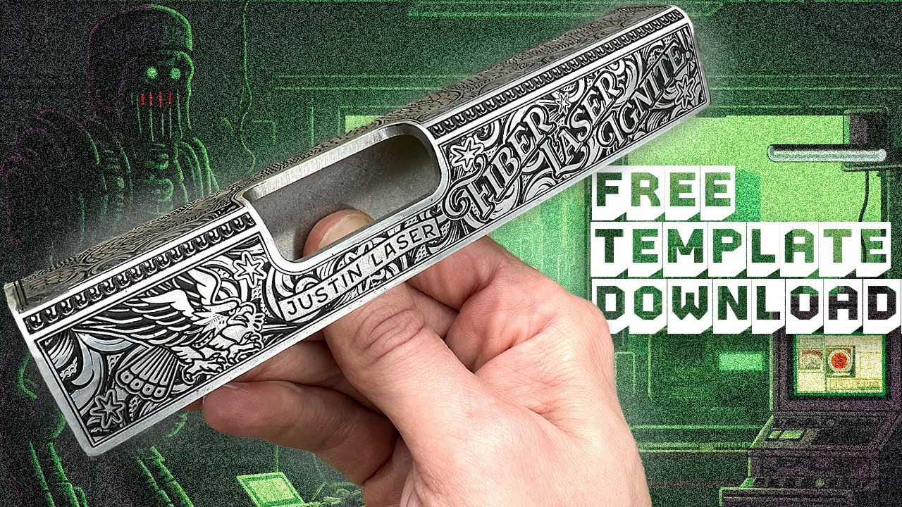 How I Practice Gun Laser Engraving (without a gun) + Free Template!