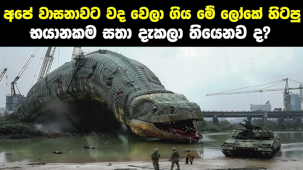 වද වෙලා ගිය එක හොඳයි කියලා හිතෙන ලෝකයේ හිටපු විශාලම සත්තු.