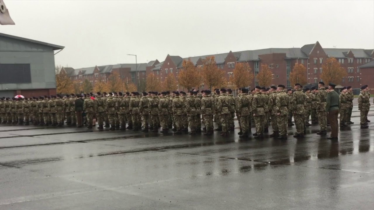 AFC Harrogate - Passing in Parade 2019 from boy to British Soldier