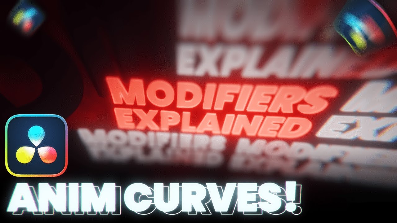 Anim Curves Modifier in Fusion Explained | Davinci Resolve | Fusion Studios
