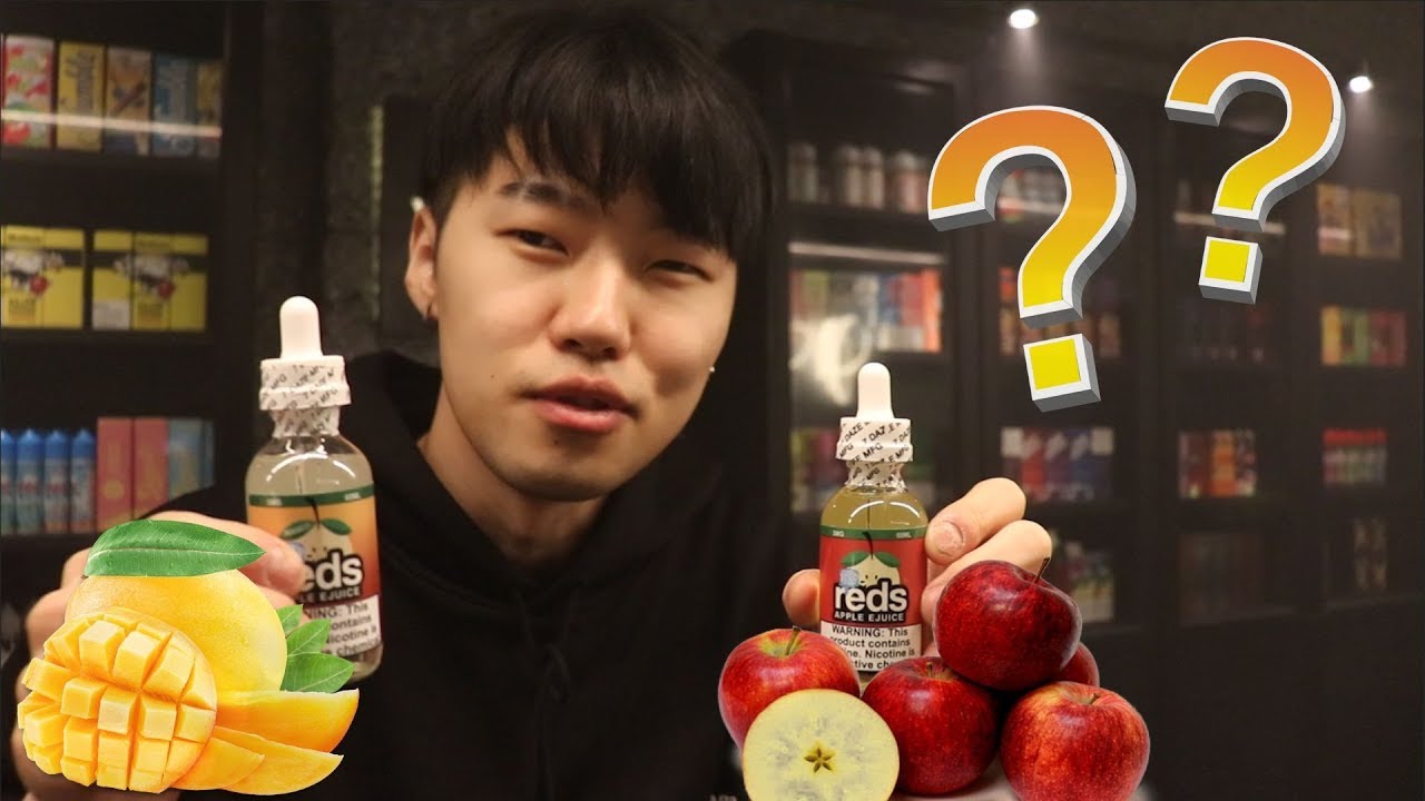 테일러의 인생 액상 회사에서 새로운 맛이 나왔다? 레즈애플 망고맛 아이스 Reds Apple Mango iced