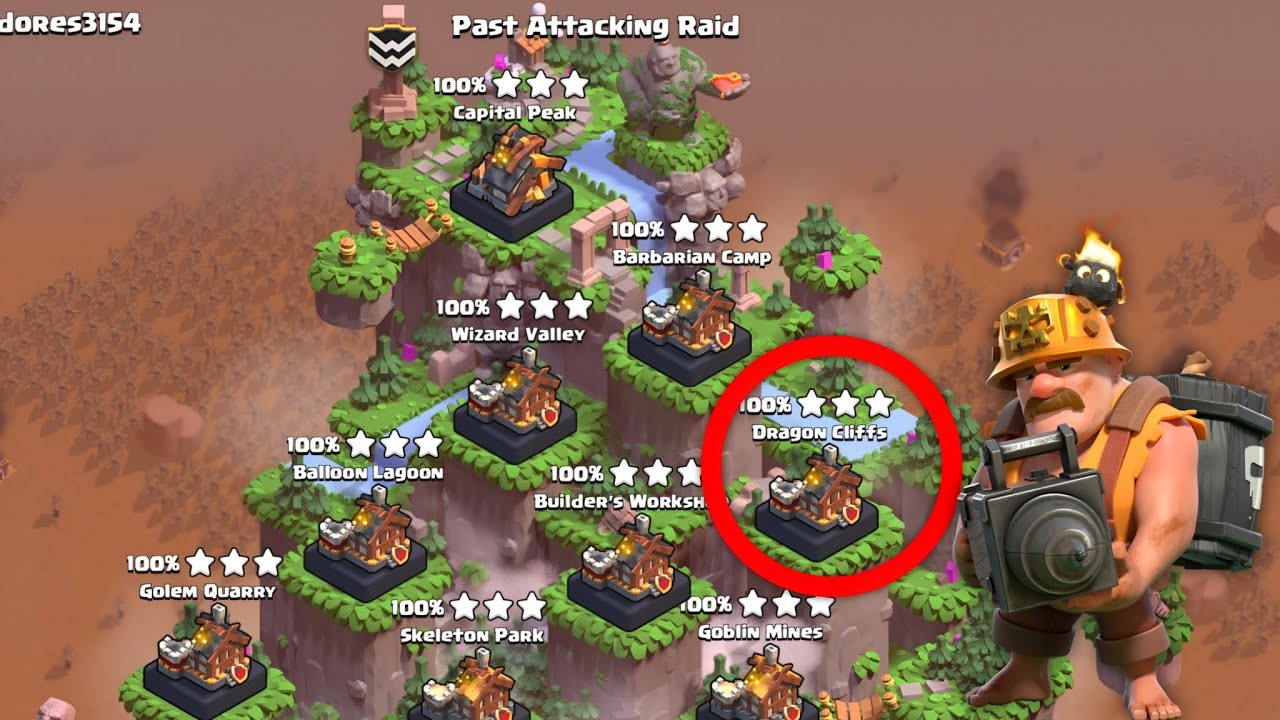 Modified tough dragon cliff one shot in clan capital