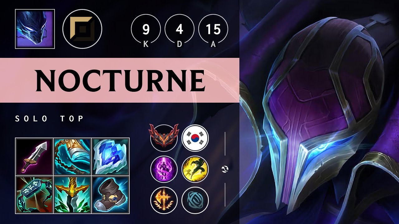 Nocturne Top vs K'Sante: Super CC - KR Grandmaster Patch 14.23