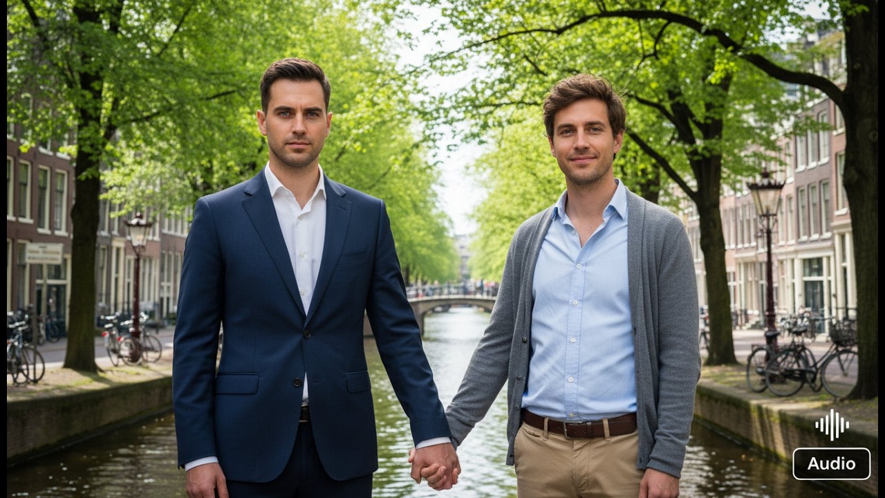 JONGEN ZONG OVER ZIJN TWEE VADERS — DE DIRECTEUR VERSTIJF DE WANNEER HIJ ZAG DAT EEN VAN HEN..
