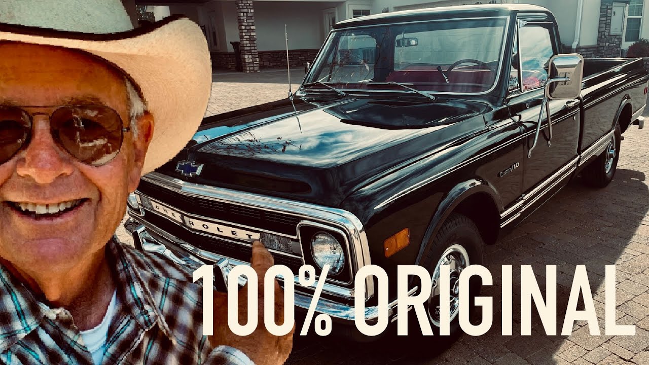 Идеально сохранившийся пикап Chevrolet 1970 года выпуска с пробегом 5,7 тыс. миль.