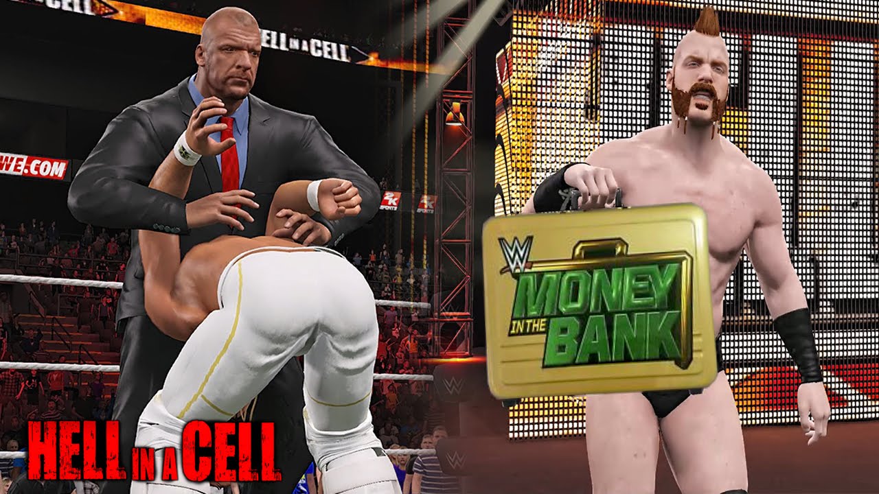 WWE Hell in a Cell 2015 - Seth Rollins Retains WWE Title  & Sheamus Cashes Money in The Bank!!