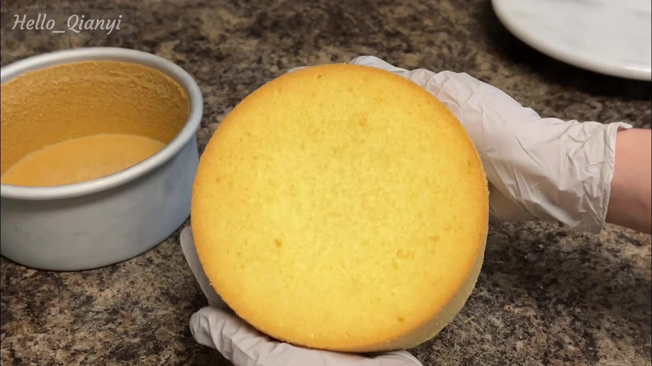 Perfect Plain Chiffon Cake—Fluffy, Bouncy & Even ✨