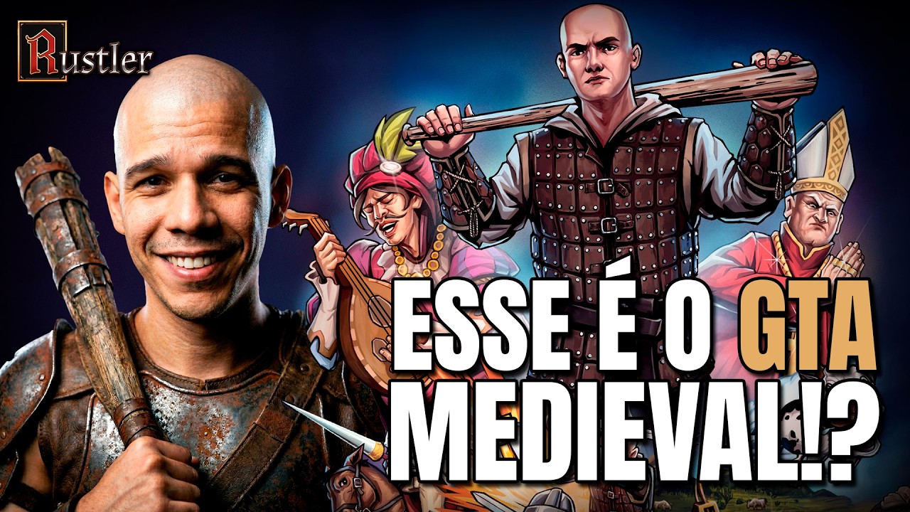 RUSTLER é o GTA MEDIEVAL mais CAÓTICO que já joguei 😂🐎