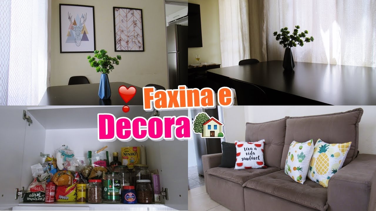 🏡 FAXINANDO E DECORANDO A CASA❣