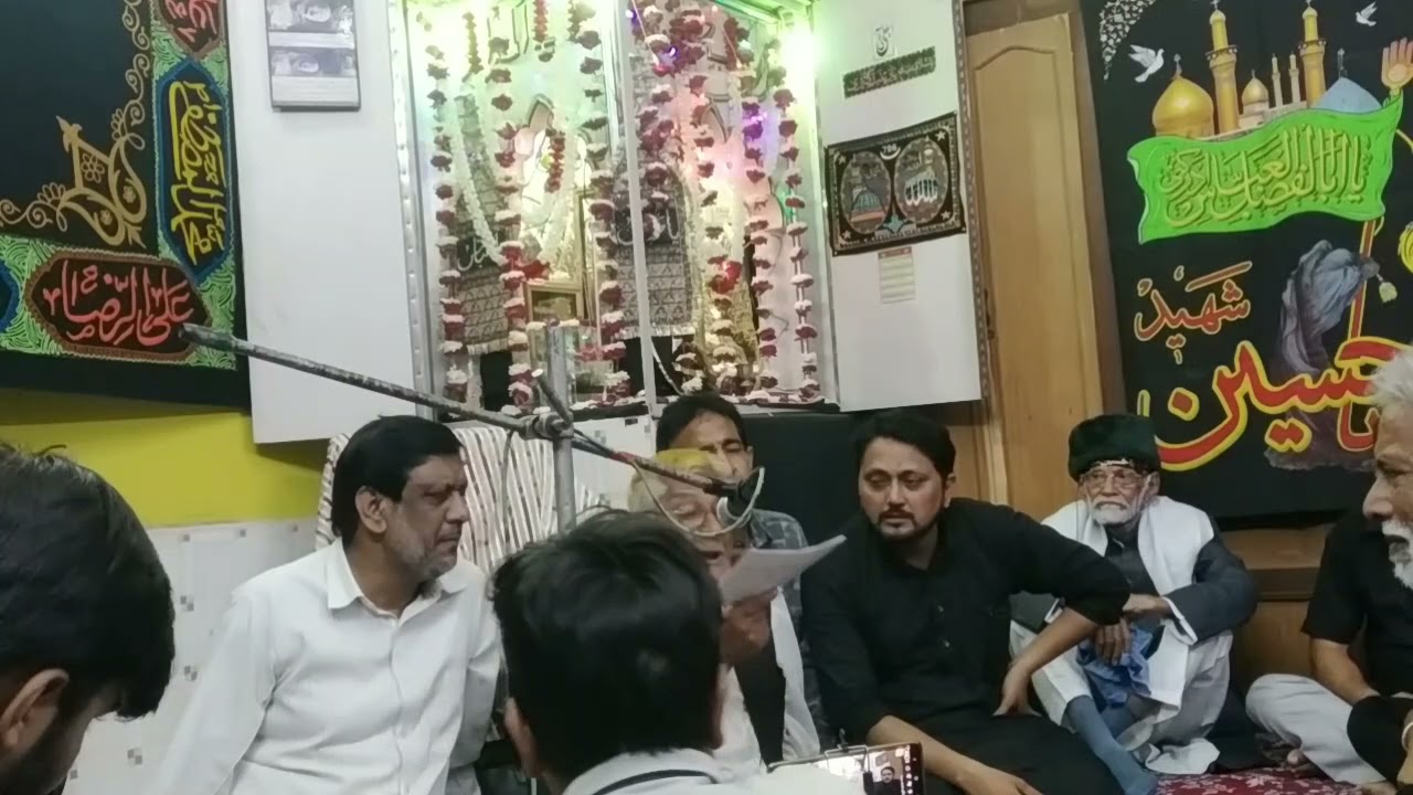 Soz Marsiya khani Majlis Ayyam e Aza At Lucknow