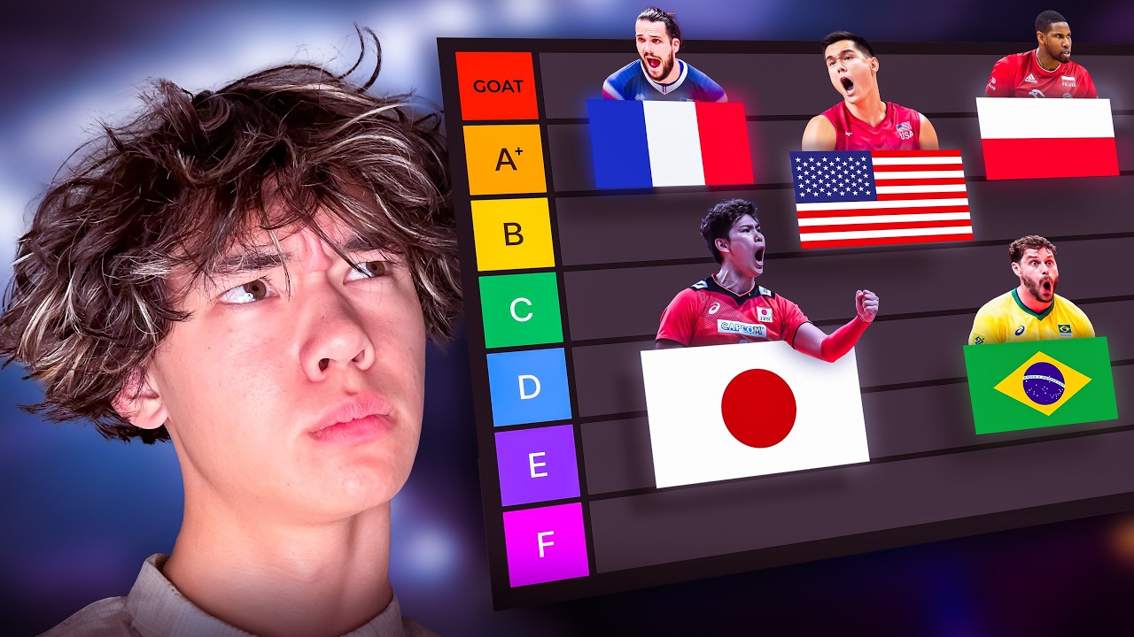 The ULTIMATE VOLLEYBALL NATION TIER LIST