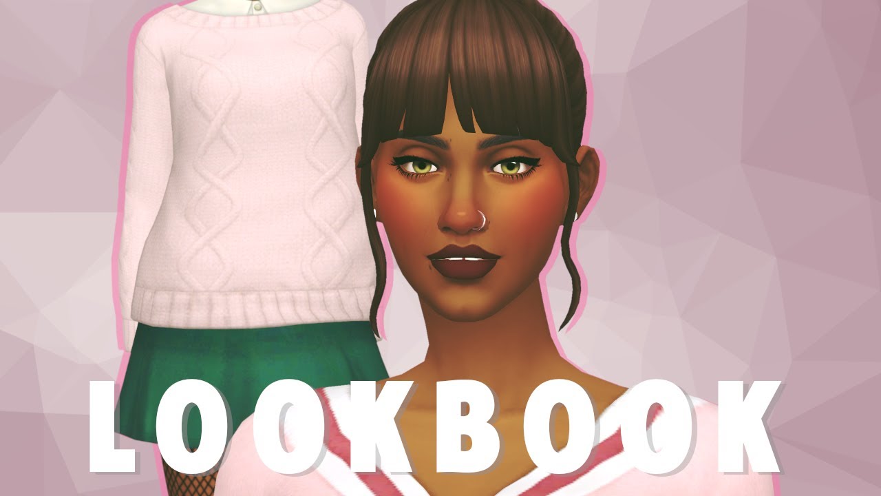 ONE ITEM, FIVE LOOKS || CC FREE Sweater Lookbook 👚👡 || The Sims 4