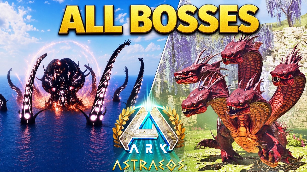 ASTRAEOS Как СОЛО победить ВСЕХ БОССОВ ЛЕГКО, включая Кракена! | ARK Survival Ascended