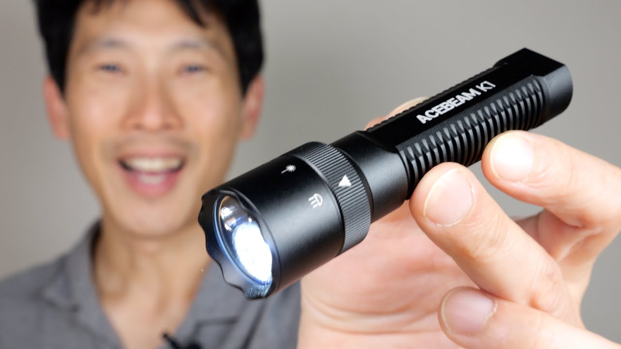 Фонарик EDC с лазером и УФ-подсветкой: ACEBEAM K1