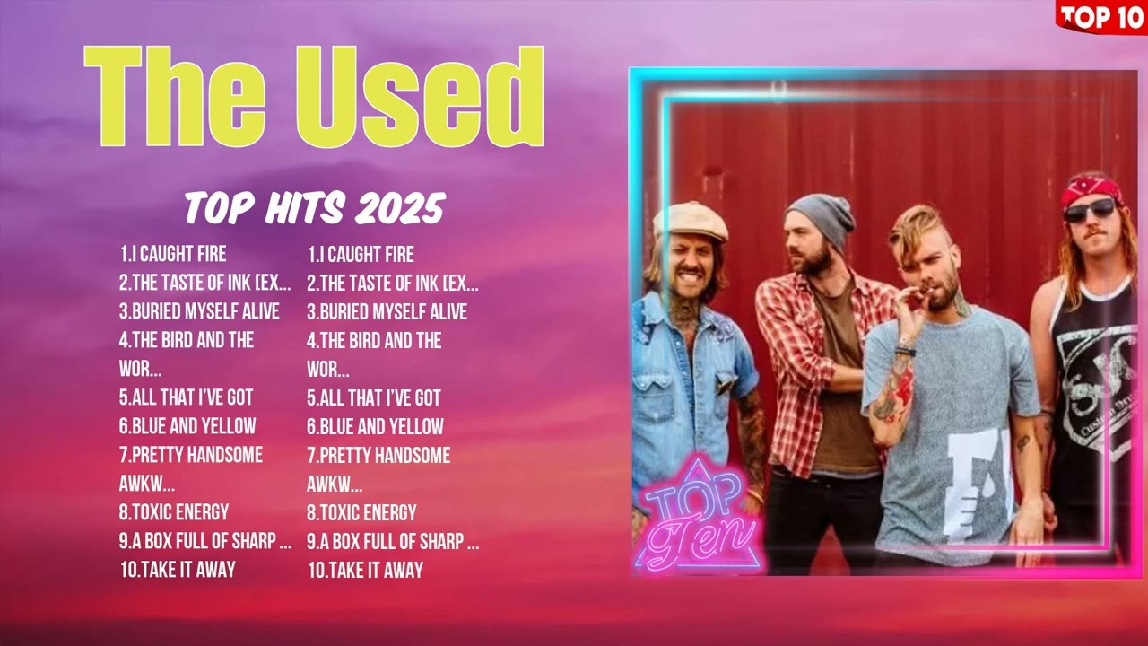 The Used 2025 Hits Playlist ~ Best New Tracks ~ Trending Sounds