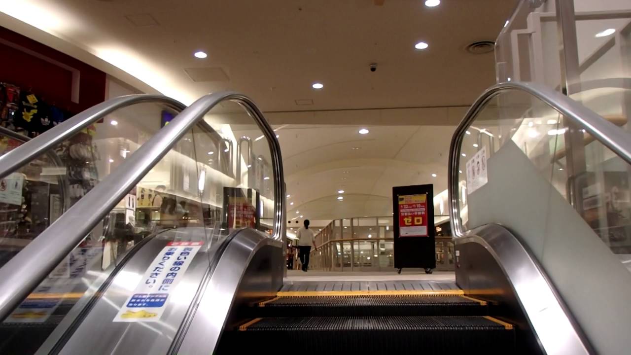 HAPPY ESCALATOR MONDAY! イオンモール日の出 Aエリア 三菱製エスカレーター MITSIBISHI Escalators/l'escalator