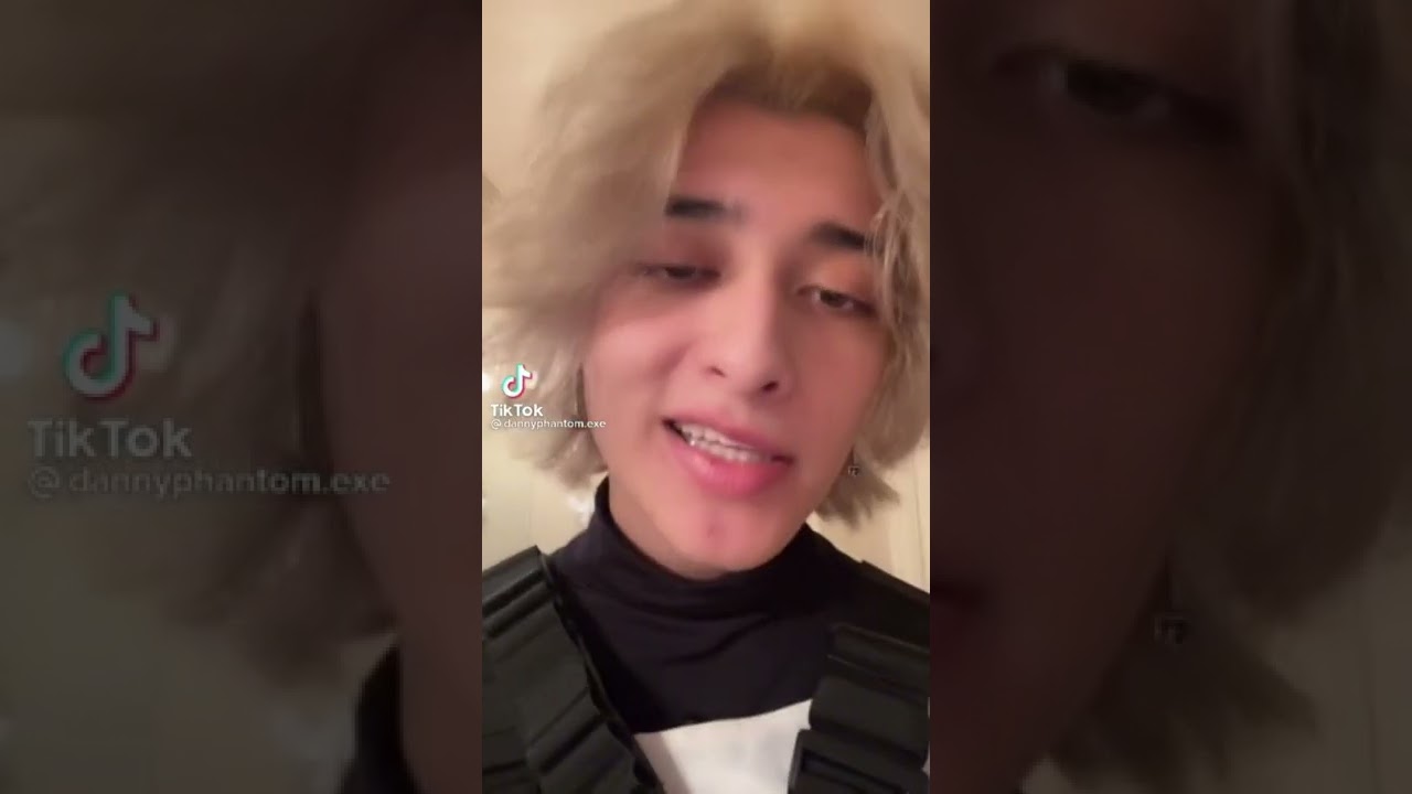 dannyphantom.exe tiktoks to appreciate his beauty in a maid dress