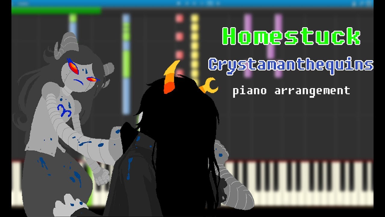 Homestuck - Crystamanthequins (piano arrangement) - Synthesia