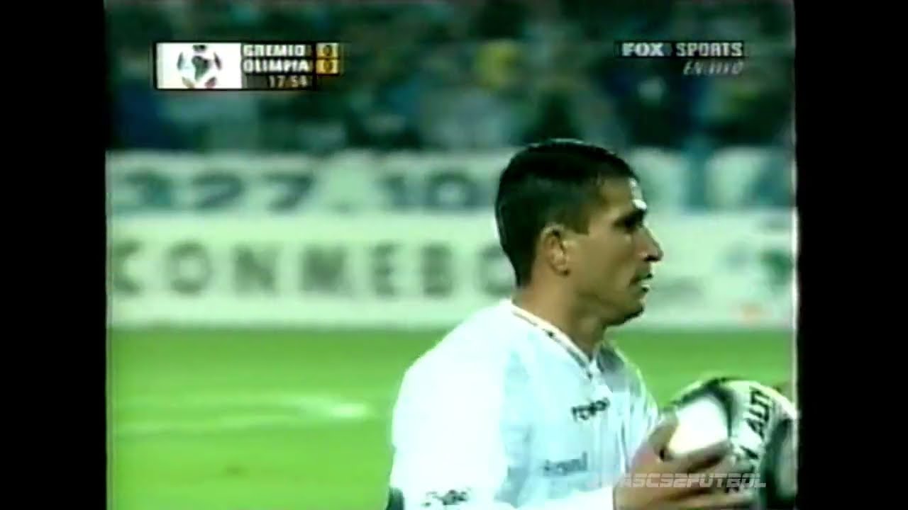 2002.07.17 Gremio 1 (4) - Olimpia 0 (5)  (Partido Completo - Copa Libertadores 2002)