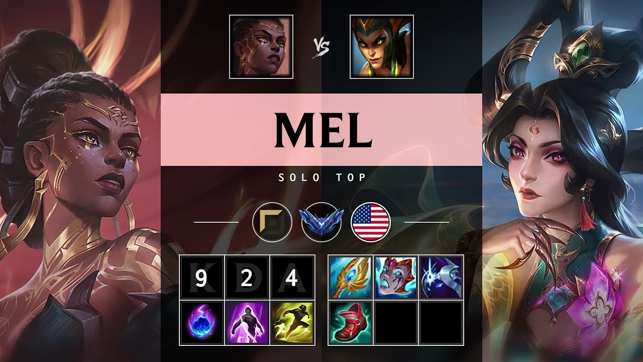 Mel Top vs Cassiopeia - NA Diamond Patch 25.06