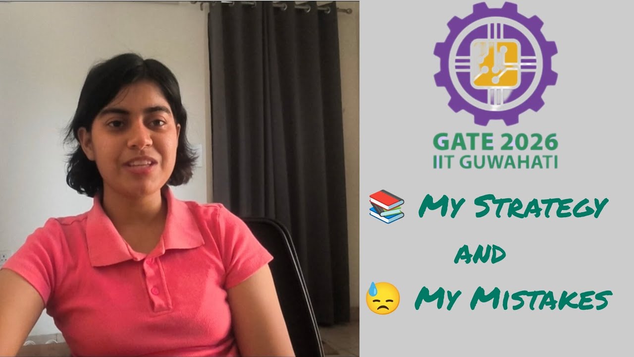 GATE 2026: 📚My Strategy and 😓 My Mistakes/#gate #preparation #vlog #study #focus #mistakes #strategy