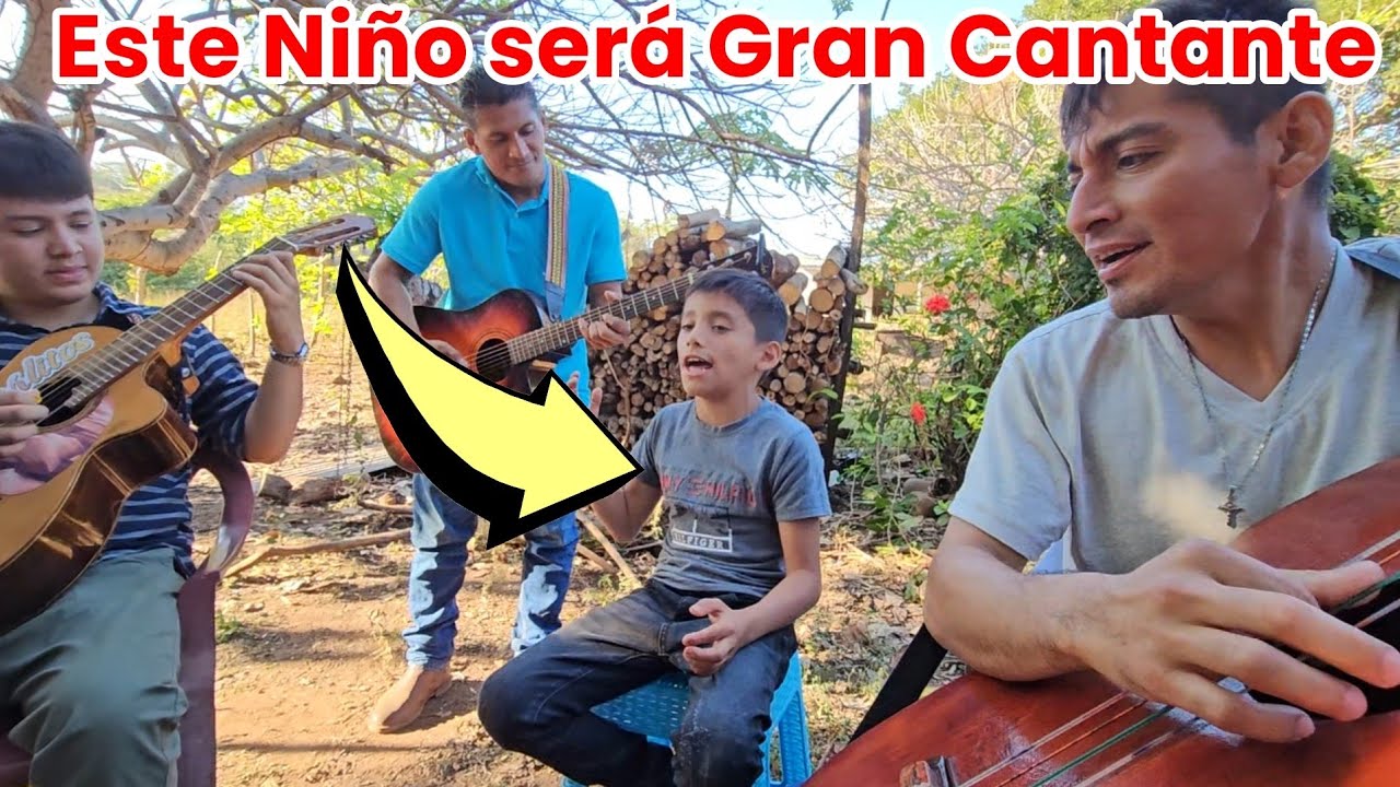 Andy El Niño talentosa Canta a Todo Pulmón y Sorprende al público