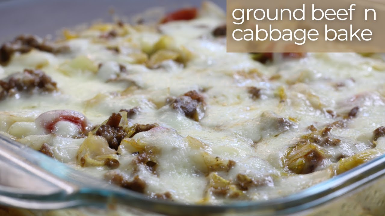 Ground Beef and Cabbage Bake makes dinner easy and delicious!