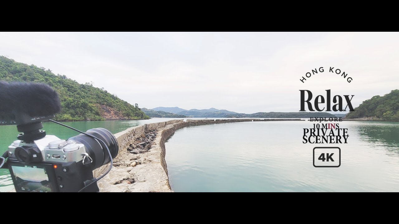 4K .  Scenic Hidden Bay in  in Hong Kong _ Sai Kung District . Nature