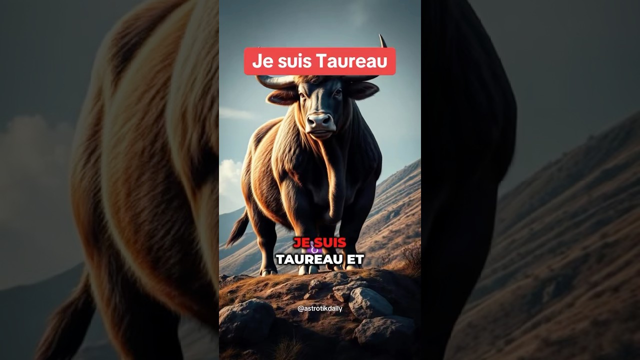 Le signe astrologique du zodiaque taureau. #taureau #astrologie #zodiaque