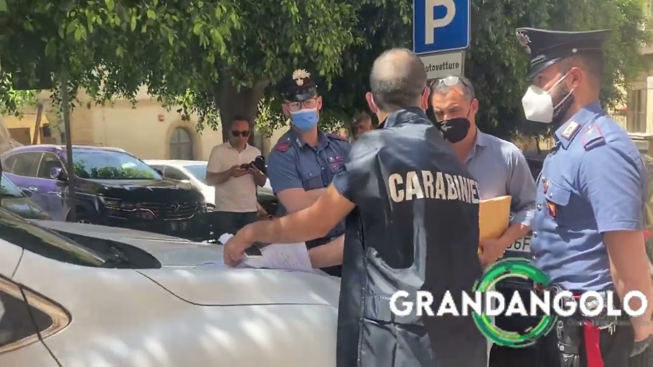 Carabinieri al Comune di Agrigento: le immagini