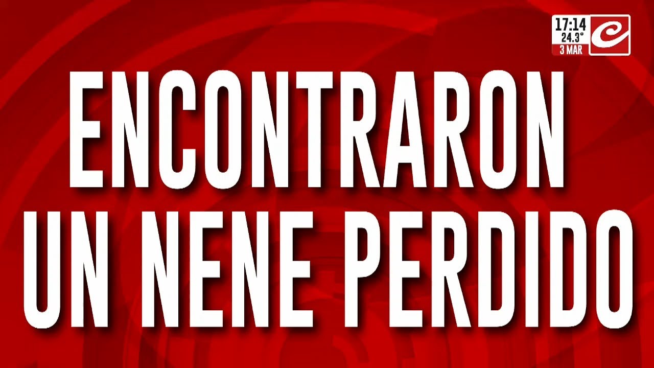 Encontraron un nene perdido: la justicia investiga si es Lian