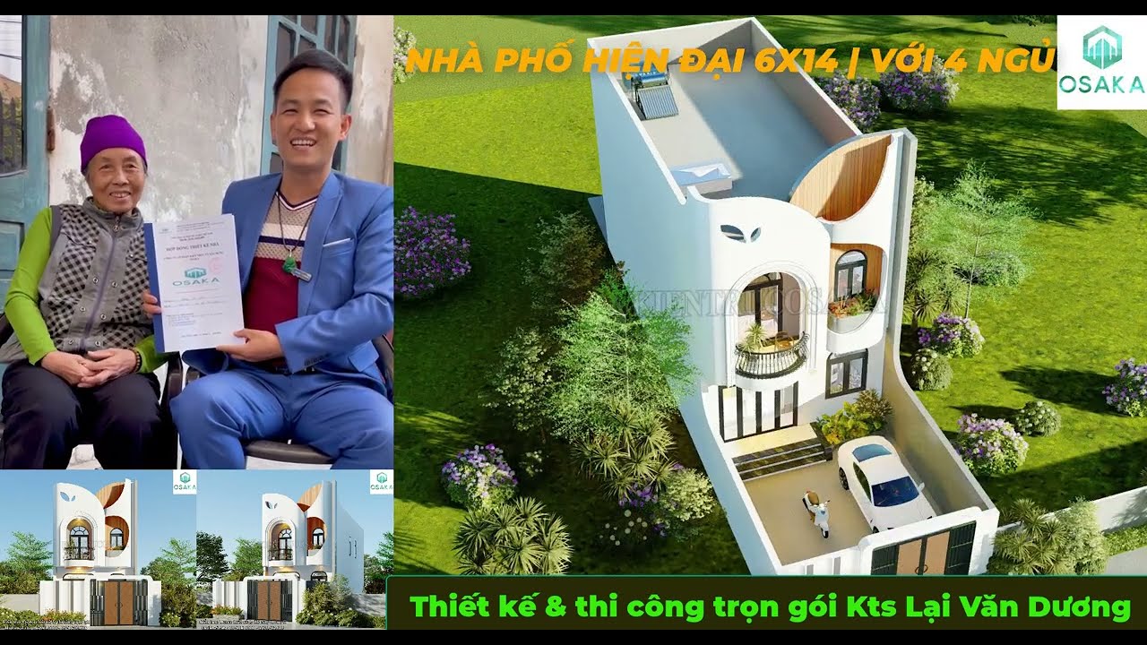 NHÀ PHỐ HIỆN ĐẠI 6X14 | VỚI 4 NGỦ