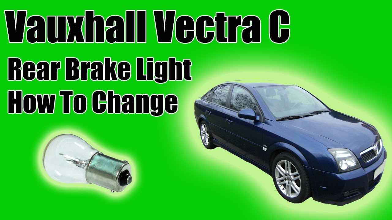 Замена лампы заднего стоп-сигнала Vauxhall Vectra C 2002–2008 гг.