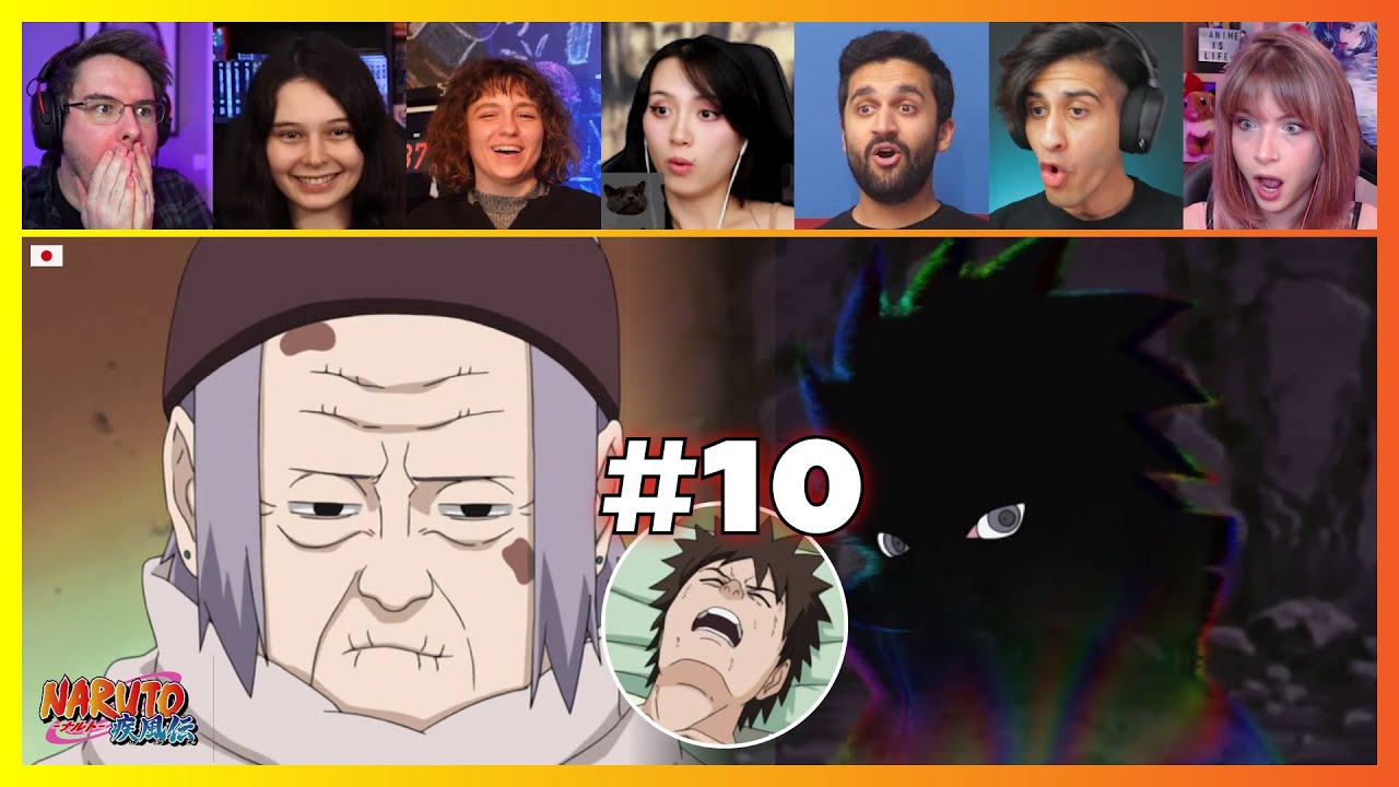 Naruto Shippuden Episode 10 | Akatsuki Appears! | Reaction Mashup ナルト 疾風伝