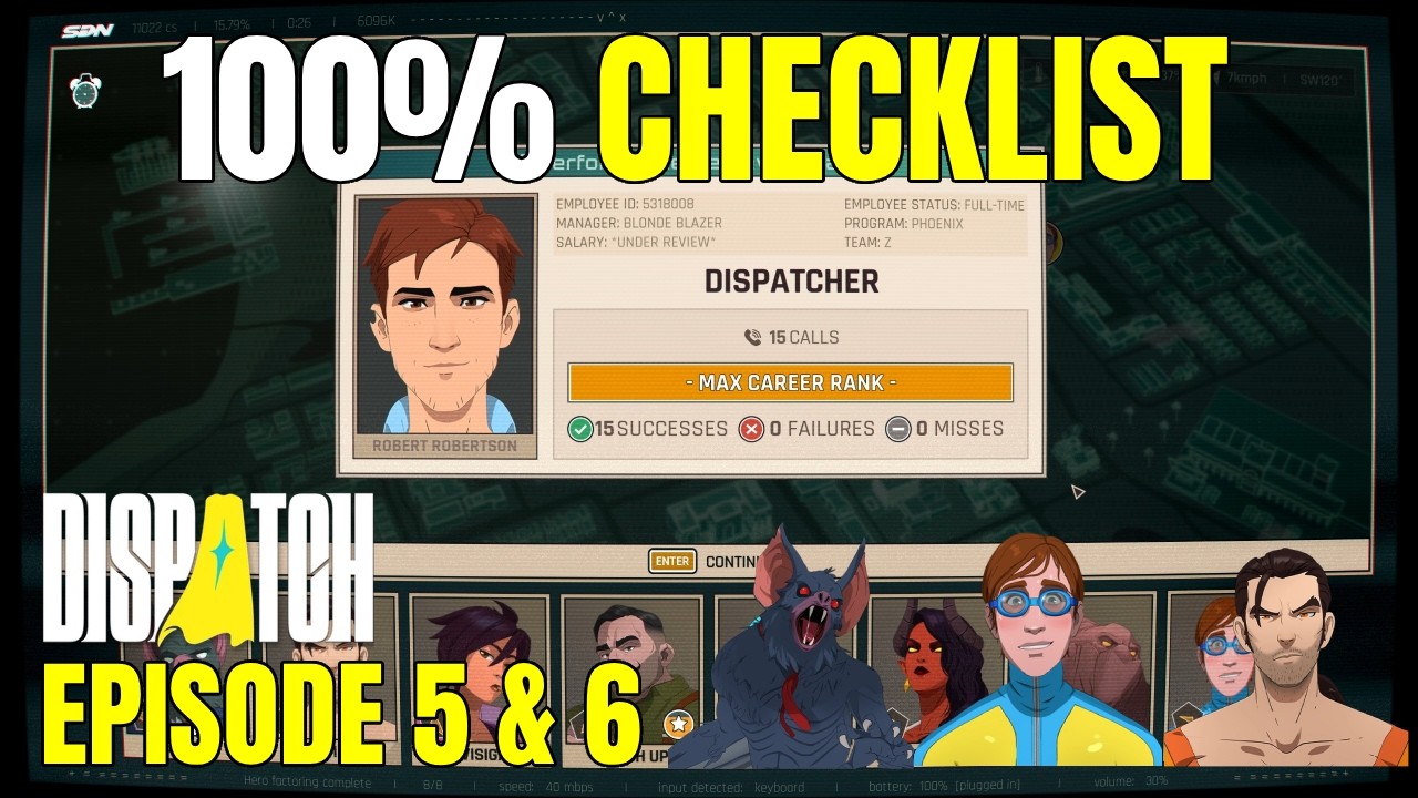 Как выполнить все СЕКРЕТНЫЕ звонки в Dispatch (Эпизод 5 и 6)!