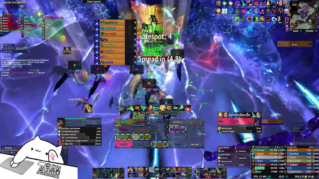 Mythic Manaforge Omega: Fractillus First Kill -  Preservation Evoker PoV