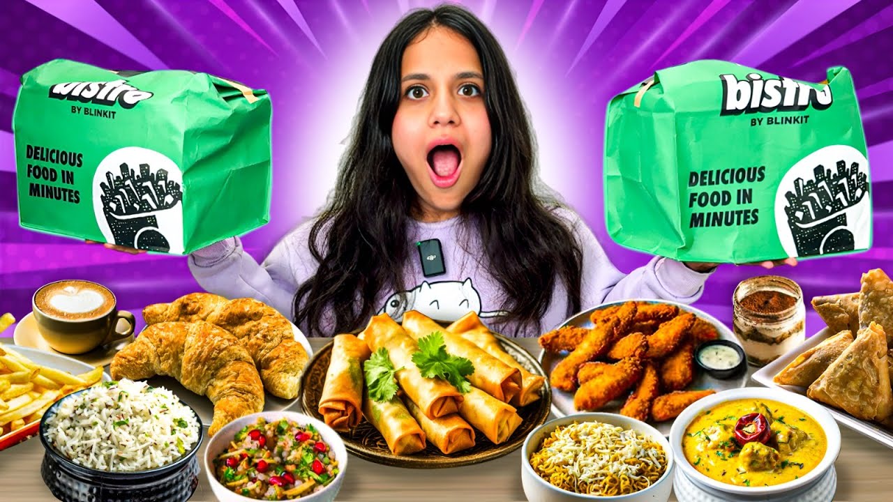 I Tried The ENTIRE MENU Of Blinkit BISTRO 😱 *Honest Review*
