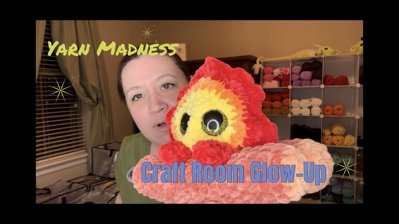 Craft Room Glow-Up + January Yarn Madness! 🧶✨