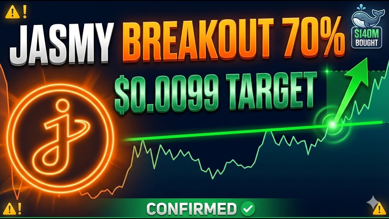 JASMYCOIN 70% BREAKOUT Rally? $22M Open Interest & 140M Token Whale Buy